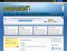 Tablet Screenshot of fantacalcio.totalcalcio.it
